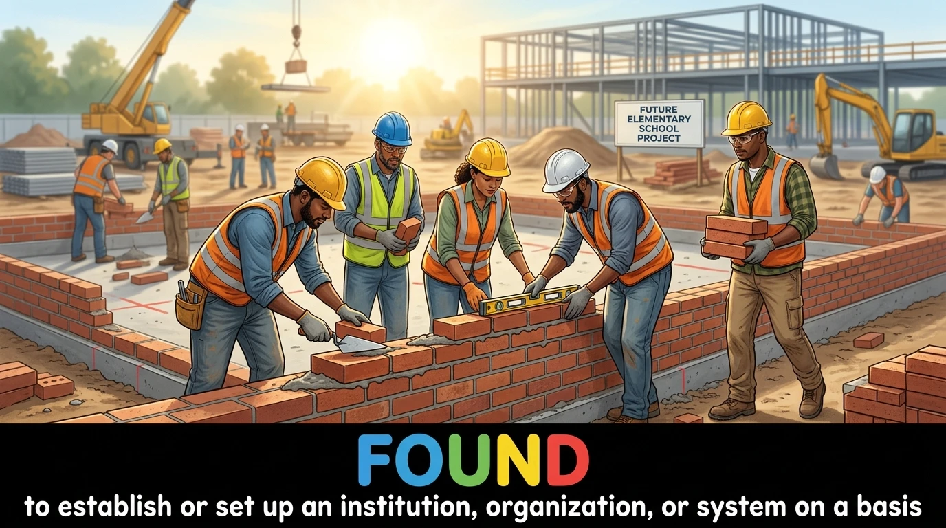 English Illustration for found